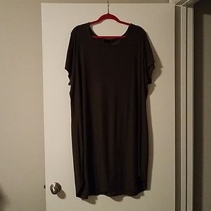 3x, Army Green Tunic Dress